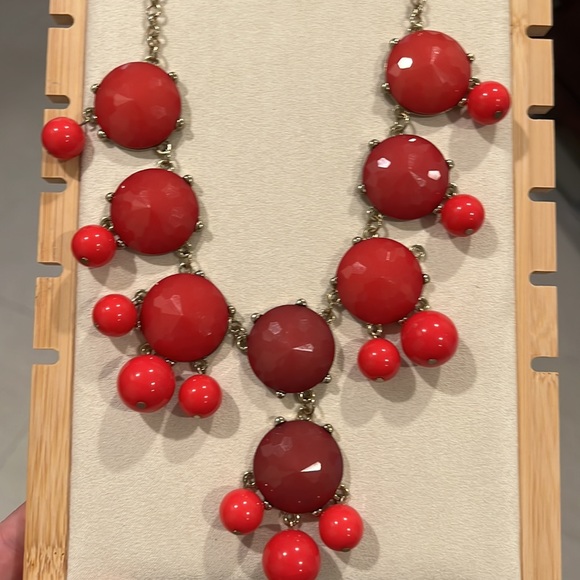 Statement Necklace Raspberry and Pink - Picture 4 of 4